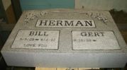 Engraved Upright Headstone