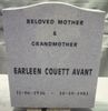 Engraved Upright Tombstone