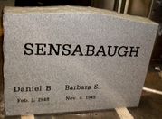 Engraved W-04 Gray Granite Upright Family Memorial