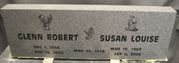 Engraved X-01 G633 Gray Granite Companion Memorial Bench Top