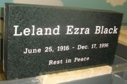 Evergreen Grave Marker