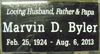 Flat Black Granite Gravestone