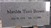 Flat Gray Granite Grave Marker