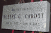 Flat Gray Granite Headstone