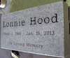 Flat Gray Granite Headstone