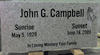 G614 Gray Granite Headstone
