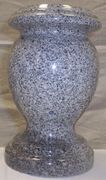 G633 Grey Granite Rounded Vase