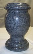 G654 Cloud Grey Granite Rounded Vase