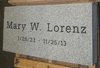 Granite Tombstone