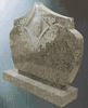 Grave Memorial Headstone  SX-092