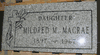 Gray Granite Engraved Gravestone 