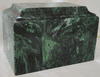 Green Ascota Cultured Marble Cremation Urn 