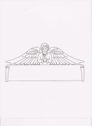 Headstone Angel Design 151