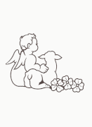 Headstone Angel Design 155 $70.00