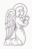 Headstone Angel Design 156