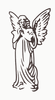 Headstone Angel Design 160