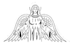 Headstone Angel Design 162