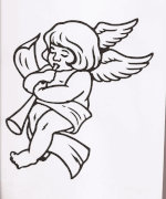 Headstone Angel Design 175