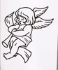 Headstone Angel Design 175