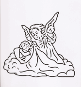 Headstone Angel Design 176
