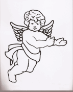 Headstone Angel Design 177