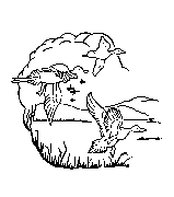 Headstone Animal Design 223