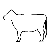 Headstone Animal Design 286