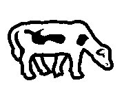 Headstone Animal Design 289