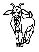 Headstone Animal Design 349