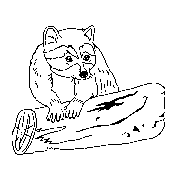 Headstone Animal Design 384