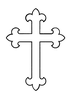 Headstone Cross Design 534