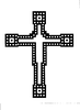 Headstone Cross Design 582