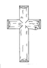 Headstone Cross Design 589