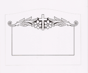 Headstone Memorial Complete Design 2119