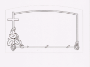 Headstone Memorial Complete Headstone Design 2141