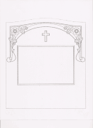 Headstone Seasons Cherished Design 3103