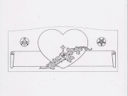 Headstone Seasons Cherished Design 3113