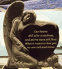 High Quality Black Granite Carved Angel Gravestone 