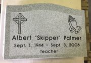 Inexpensive Cemetery Headstone 