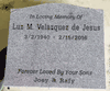 Inexpensive Cemetery Headstone 