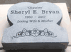 Inexpensive Heart Shaped Headstone 