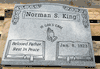Inexpensive Upright Gray Headstone