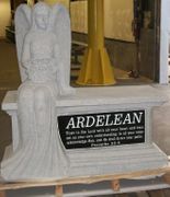 Jet Black Angel Bench-Monument