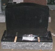 K-01-02 JET  BLACK  MEMORIAL HEADSTONE