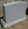 K-05 Gray Double Upright Monument 