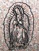 Lady of Guadalupe engraved on anxi granite 