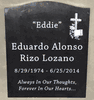 Laser Engraved Headstone 