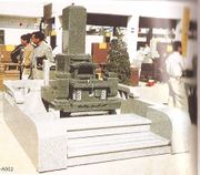 LSX-A002 Japanese style granite tombstone 