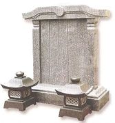LSX-A036  Grey Granite Gravestone 