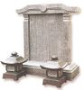 LSX-A036  Grey Granite Gravestone 